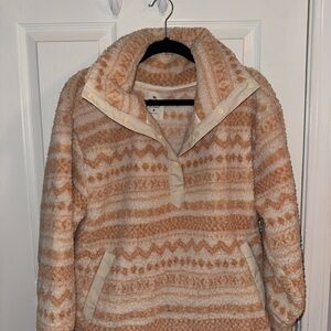 Women’s RipCurl Cream and Tan Fleece